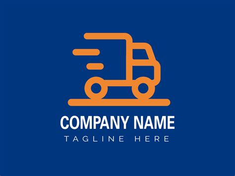 Delivery Truck Logo Concept Graphic by ToufiqulBD · Creative Fabrica