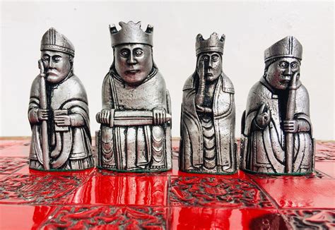 Large Lewis Chessmen - Isle of Lewis Chess set - Replica Lewis chess ...