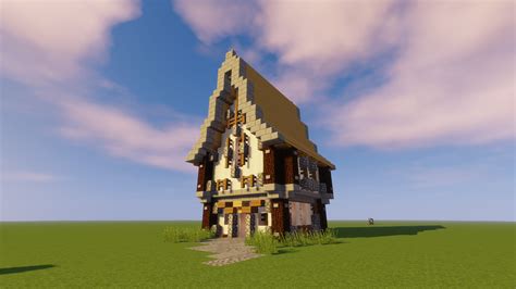 Medieval / Tudor starter house design : r/Minecraft