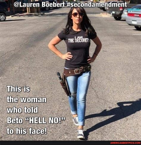 @Lauren Boebert #secondanteendment This is the woman who told Beto ...