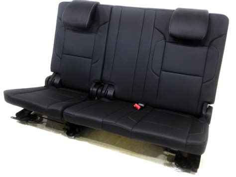 2015 - 2020 Gm Chevy Tahoe Suburban 3rd Row Seat Black Leather #506i