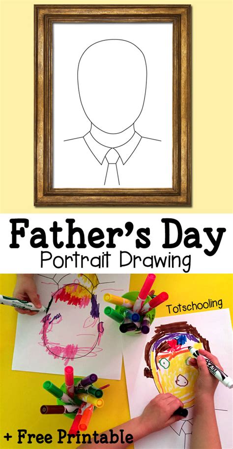 FREE Father's Day Portrait Drawing