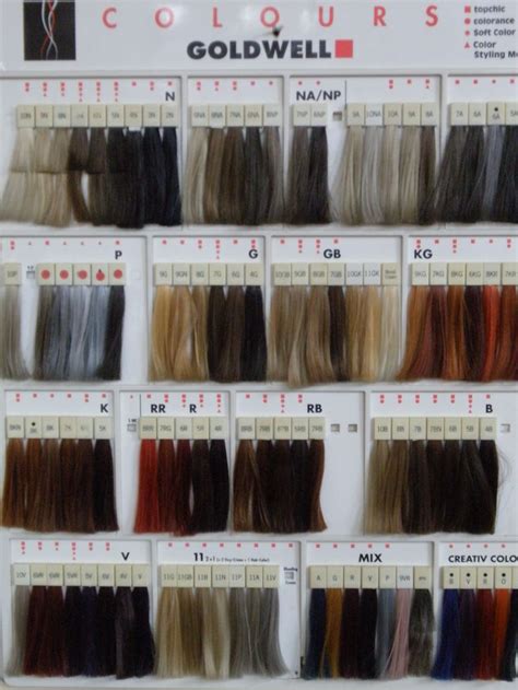 20 best Goldwell Color images on Pinterest | Hair color, Colour chart ...