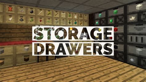 [Mod] Storage Drawers - 1.7.10 → 1.21.1 - Minecraft.fr