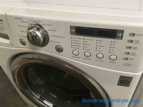 Large Images for Stackable LG Tromm Front-Load Energy Star Washer/Dryer Set with 1-Year Warranty ...