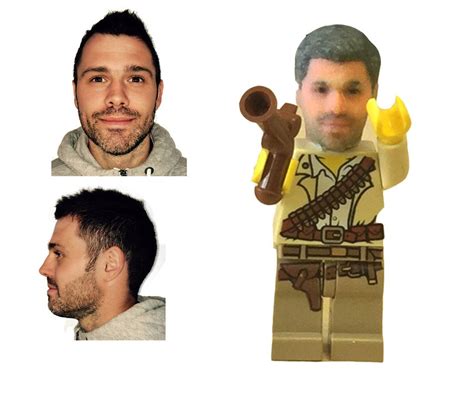 Custom make your OWN head for Lego Minifigure by funky3Dfaces on Etsy https://www.etsy.com ...