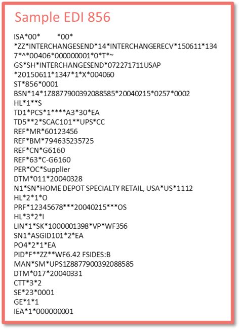 EDI 856 Advance Shipment Notice how 856 Works - Opal