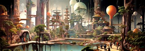 SciFi City Landscape 016 by LowThunders on DeviantArt