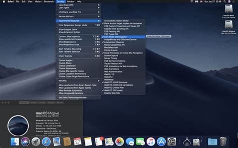 macOS Mojave 10.14.4 enables automatic Dark Mode on websites with black ...