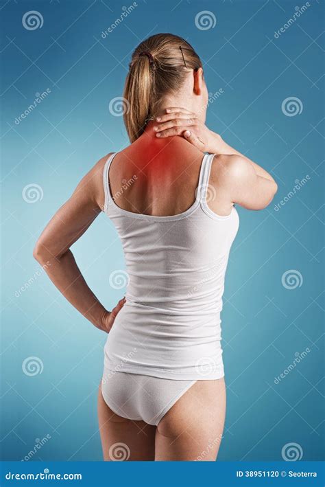 Nape pain stock photo. Image of nape, shoulder, headache - 38951120