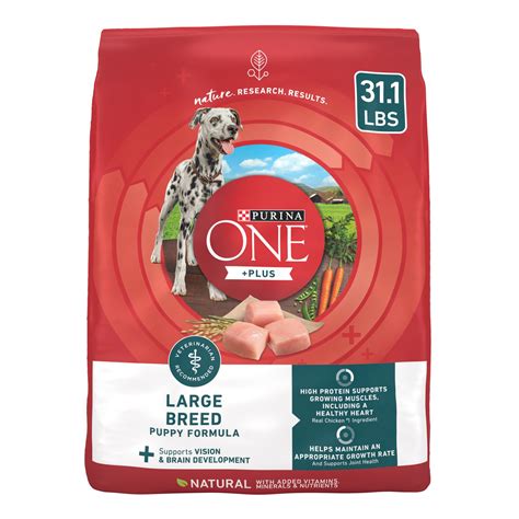 Purina ONE Plus Large Breed Formula Dry Puppy Food, 31.1 lbs. | Petco