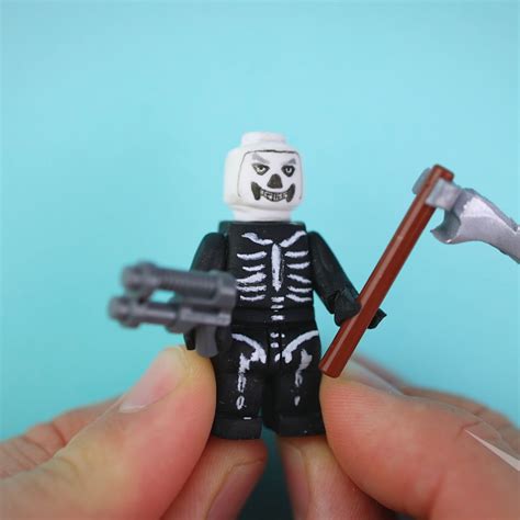 Skull Trooper – Fortnite X Lego Minifigure ORIGINAL ART – ClayClaim