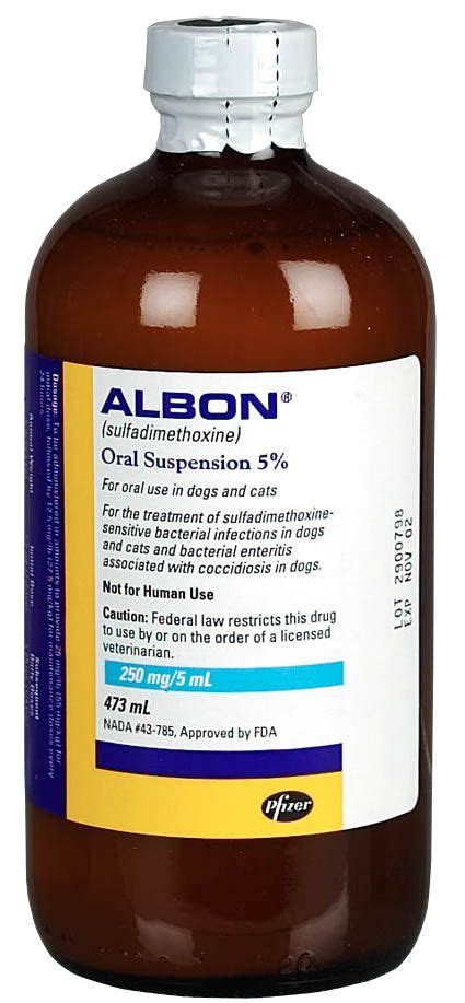 Albon Dosing Chart For Puppies