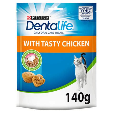 Dentalife Chicken Dental Cat Treats 140g | Pet Treats | Iceland Foods