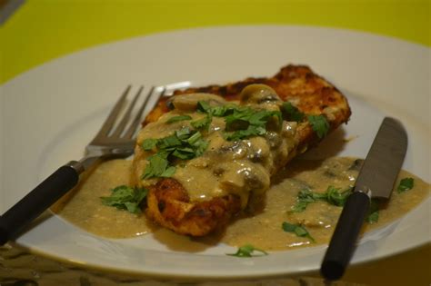 Mom, Anything Special !!!: Chicken Schnitzel with Mushroom Sauce