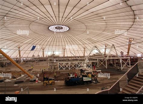 Millennium Dome interior Stock Photo - Alamy