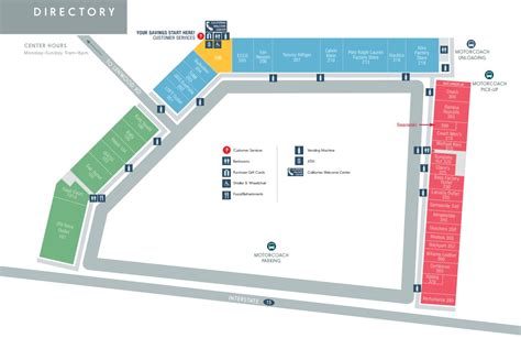 Outlets At Barstow - Store List, Hours, (Location: Barstow - Outlet California Map | Printable Maps