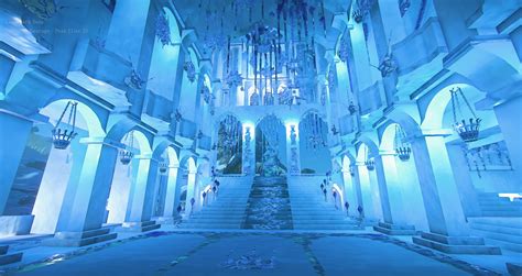 frozen room - Google 検索 | Ice castles, Fantasy landscape, Fantasy city