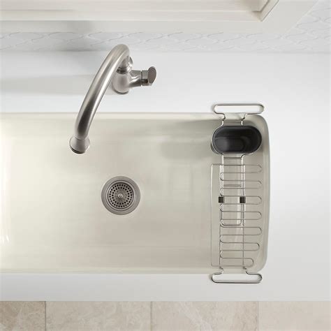 Kohler Chrome Kitchen Sink Utility Rack | The Container Store