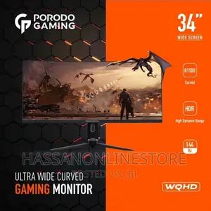 Porodo Gaming Ultra Wide-Curved Monitor in Ilala - Computer Monitors ...