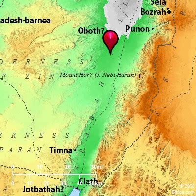 Bible Map: Arabah