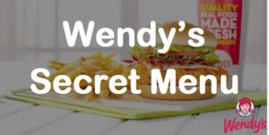 Wendy's Secret Menu | Secret Menus Guru