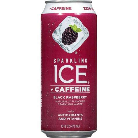 SPARKLING ICE CAFFEINE BLACK RASPBERRY 16 OZ - Midwest Distribution