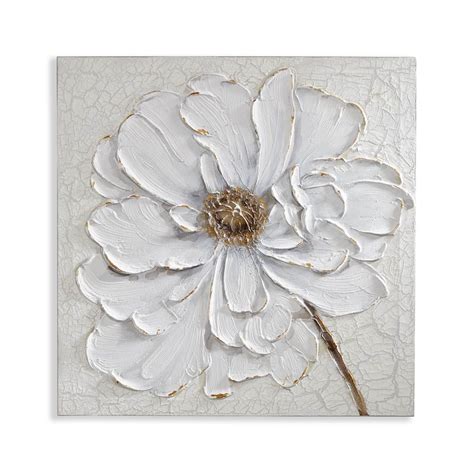 Plaster Floral Canvas - Arthouse | Floral wall art canvases, Plaster ...