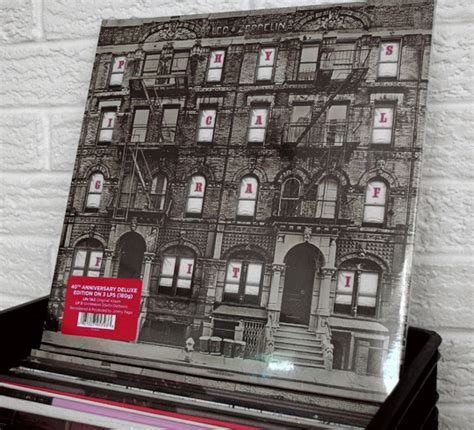 We’re open today (noon to 6pm) and have the new Physical Graffiti vinyl remaster in double-LP ...