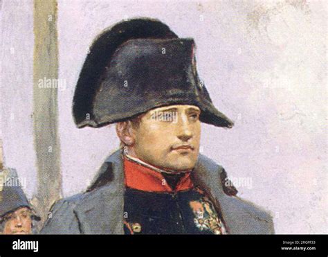 NAPOLEON BONAPARTE (1769-1821) detail of painting by Édouard Detaille ...