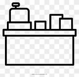 Cash Register Coloring Coloring Pages sketch template
