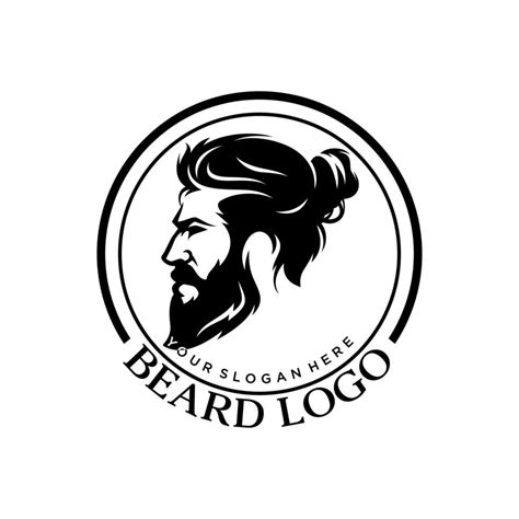 Beard Logo Vector Illustration, Barbershop Logo template, Haircut men vector 6626955 Vector Art ...