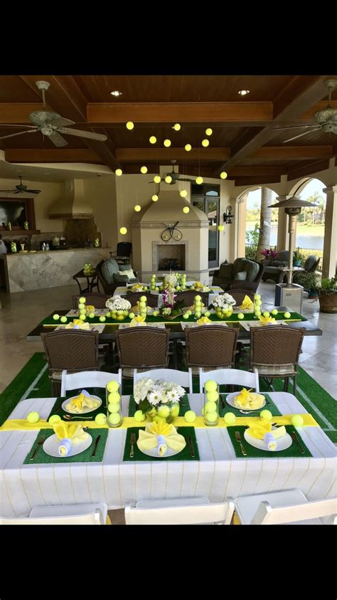 STALI Events | Tennis decorations, Tennis decorations banquet, Tennis ...