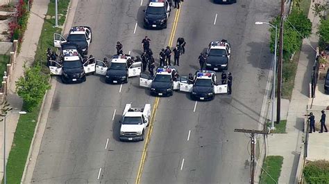 Chase suspect evades LAPD in Arleta area | KABC7 Photos and Slideshows ...