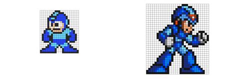 Megaman sprite. NES. 1987. Fig. 12. Megaman X sprite. SNES. 1993. | Download Scientific Diagram