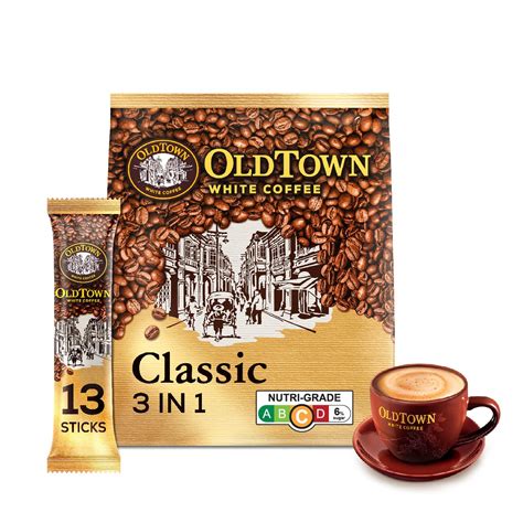 Amazon.com : OLD TOWN 3 in 1 Classic White Coffee, 21.2 Ounce : Instant ...