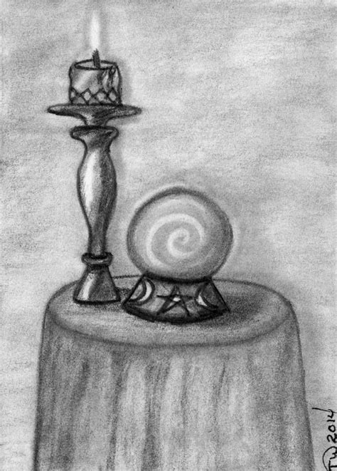 Crystal Ball Drawing by Tambra Wilcox - Fine Art America