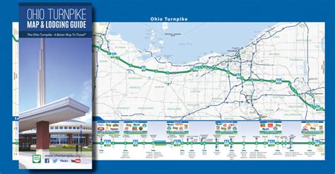 The Official Ohio Turnpike Map and Lodging Guide by Travel Boards