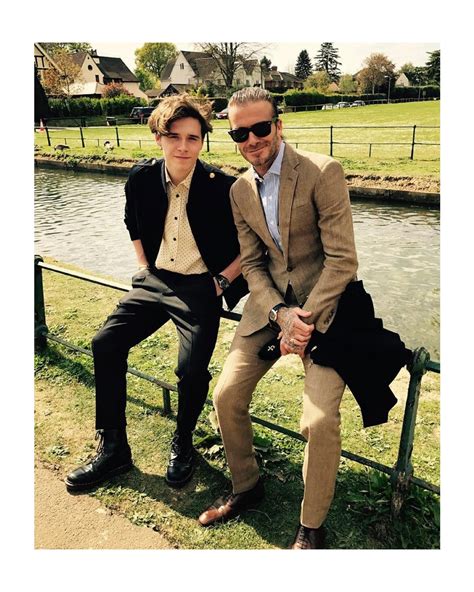 Proof David and Brooklyn Beckham Are Fashion Twins | E! News