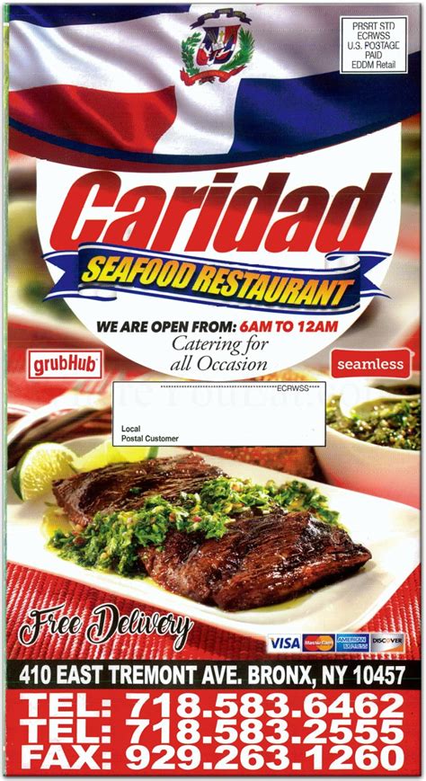 Caridad Restaurant Restaurant in The Bronx / Official Menus & Photos