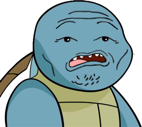 Download Squirtle Meme Face Illustration | Wallpapers.com