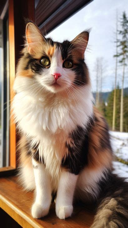 Calico Norwegian Forest Cat - PICTURES & Breed Profile Of A Calico ...