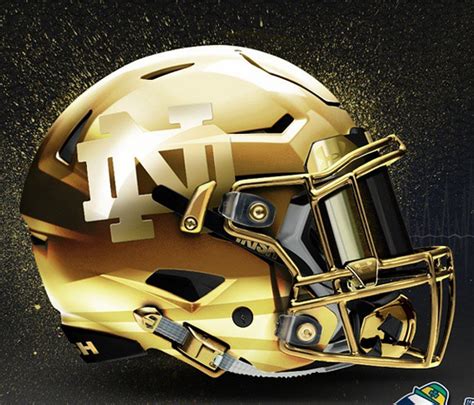 Notre Dame’s classic gold helmet is one of the most recognizable lids in college football. Still ...