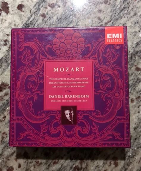 MOZART: COMPLETE PIANO Concertos - 10 CDs Set, Daniel Barenboim, Piano Excellent $19.99 - PicClick