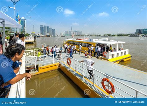 Cruise Ship On Saigon River Editorial Photo | CartoonDealer.com #105752919