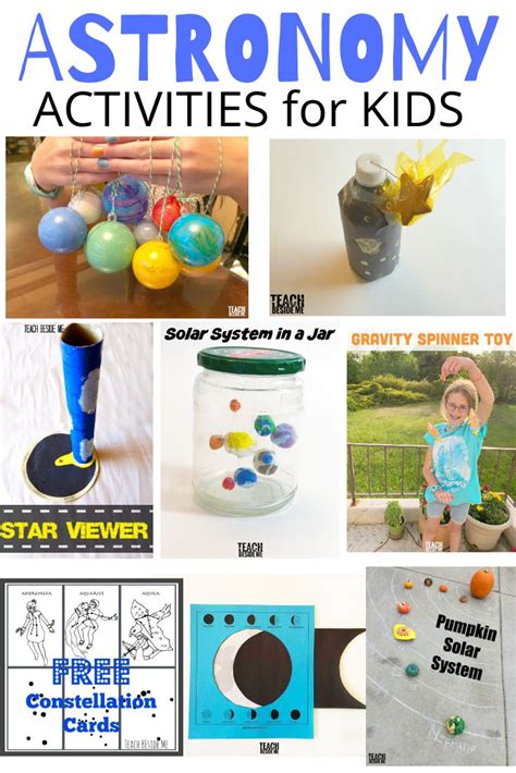 9 Fun Kids Astronomy Activities for Teaching | Space activities for kids, Astronomy activity ...