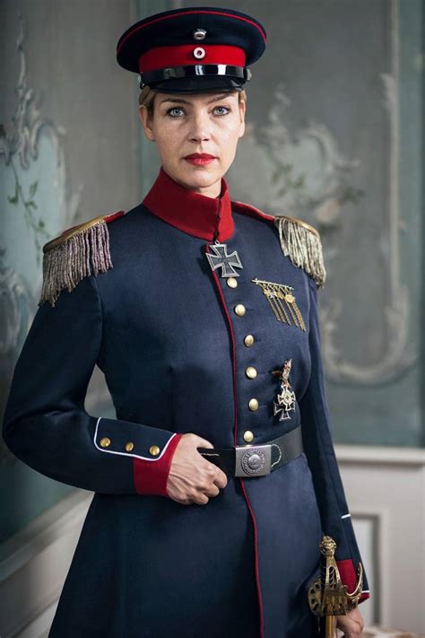 Eve's Glory, imperial prussian military officer portrait, female in ...