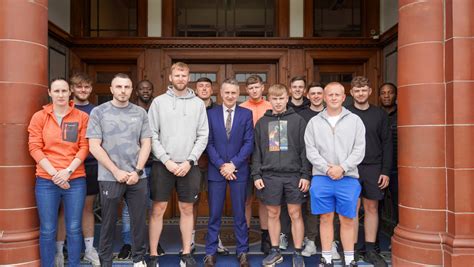 HMS Queen Elizabeth Crew Members Welcomed At Ibrox - Rangers Charity Foundation