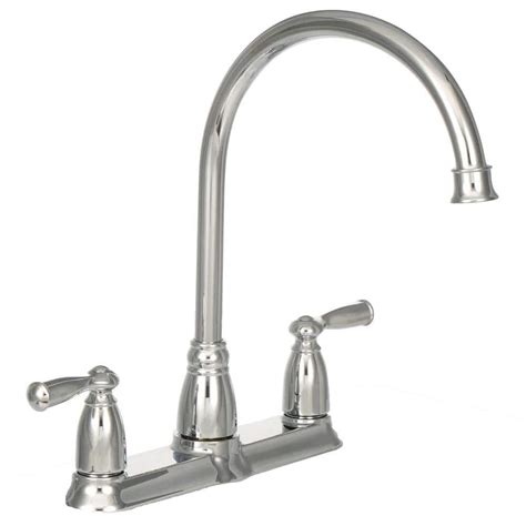 MOEN Banbury High-Arc 2-Handle Standard Kitchen Faucet with Side Sprayer in Chrome-CA87000 - The ...