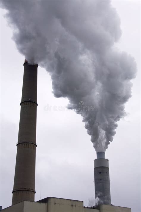 Factory Smoke stock image. Image of global, steam, warming - 12832305